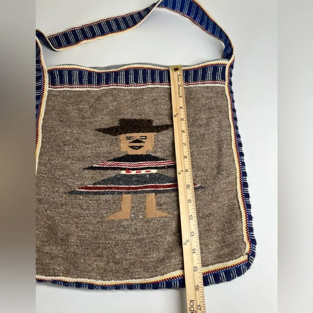 Mexican Crossbody Bags | Mexican Falsa Blanket Handmade Hippie Hobo Vintage